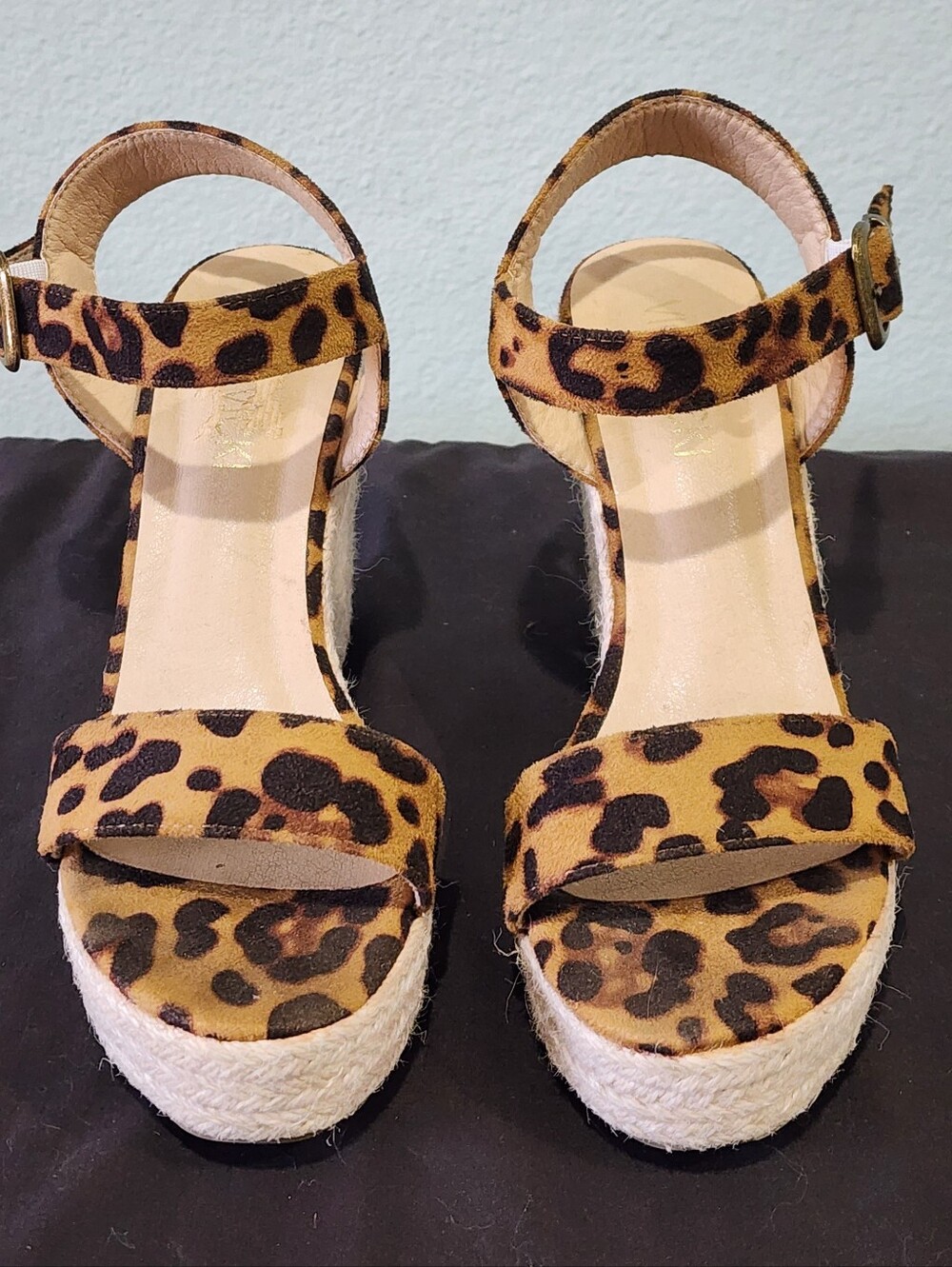 VICKI·VICKI | Leopard Print Platform Wedge Sandal | U.S. Women's 8.5/EU 39 - Picture 4 of 13